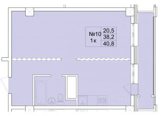 1-комнатная квартира на продажу, 40.8 м2, Саха (Якутия)