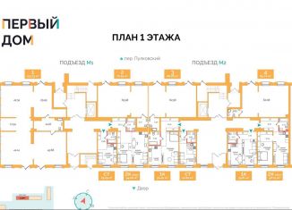 Продам 1-комнатную квартиру, 56 м2, Иркутск, Пулковский переулок, 28, ЖК Пулковский