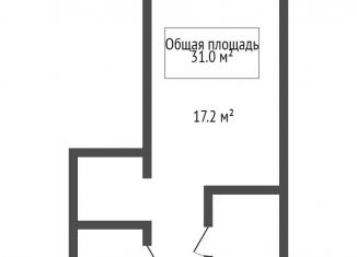 Продается квартира студия, 31 м2, Новосибирск, улица Никитина, 10к9, ЖК Урбан-виллы на Никитина
