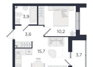 Продается 1-ком. квартира, 35.2 м2, Екатеринбург, ЖК Екатерининский Парк, Вознесенский проезд