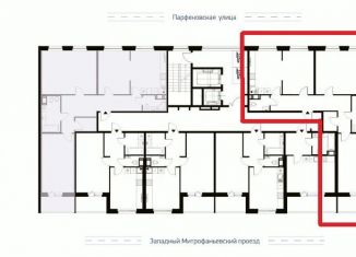 Продам трехкомнатную квартиру, 102.6 м2, Санкт-Петербург, ЖК Московские ворота II, Парфёновская улица, 17