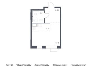 Продам квартиру студию, 25.4 м2, поселение Кокошкино, ЖК Новое Внуково