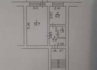 Продается 1-комнатная квартира, 29.9 м2, посёлок Вольгинский, Новосемёнковская улица, 10