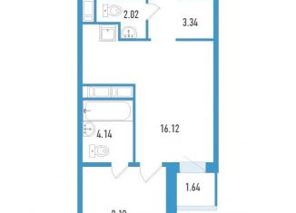 Продажа 1-комнатной квартиры, 35 м2, Санкт-Петербург