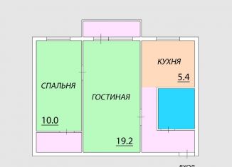 Продажа 2-комнатной квартиры, 43.7 м2, Москва, Хорошёвское шоссе, 82к2, метро Полежаевская