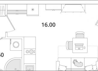 Продажа квартиры студии, 23.7 м2, Санкт-Петербург, Планерная улица, 99, Приморский район