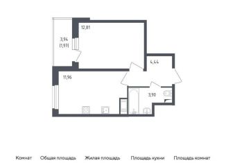 Продается 1-комнатная квартира, 35.1 м2, Колпино, жилой комплекс Астрид, 10, ЖК Астрид
