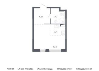 Продажа квартиры студии, 29.1 м2, Тюмень, жилой комплекс Чаркова 72, 1.1