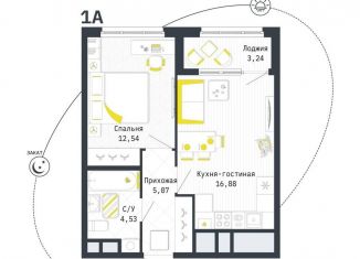 Продается однокомнатная квартира, 40.6 м2, Рязань, Шереметьевская улица, 12к4