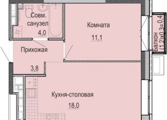 Продажа 1-ком. квартиры, 36.9 м2, Ижевск