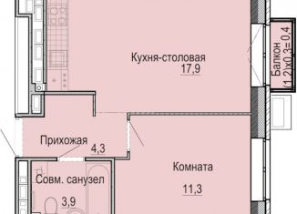 Продаю однокомнатную квартиру, 37.5 м2, Ижевск