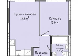 Продается однокомнатная квартира, 33.4 м2, Ижевск, ЖК Скандинавия, улица Ленина, 91/1