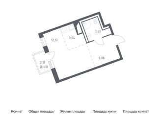 Продается квартира студия, 25.8 м2, Ленинградская область, жилой комплекс Квартал Лаголово, 2