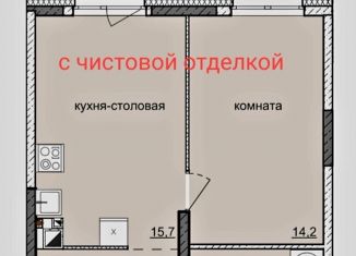 Продаю однокомнатную квартиру, 40 м2, Ижевск, Индустриальный район, жилой комплекс Ежевика, 7