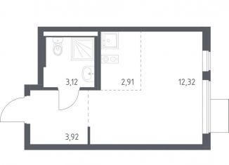 Продаю квартиру студию, 22.3 м2, Ленинский городской округ, ЖК Горки Парк