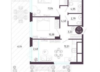 Продажа 2-ком. квартиры, 53.1 м2, Рязань, Железнодорожный район