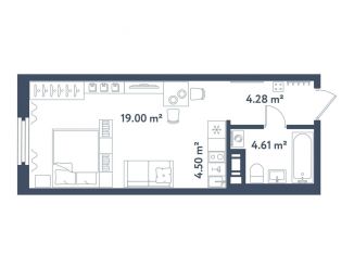 Квартира на продажу студия, 32.4 м2, Санкт-Петербург, Московский район