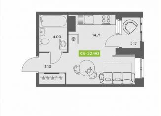 Продам квартиру студию, 22.9 м2, Архангельск, Ломоносовский округ