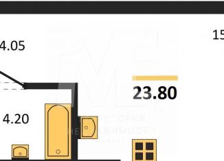 Квартира на продажу студия, 23.8 м2, Калининградская область