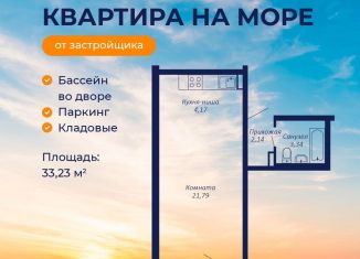 Продается квартира студия, 33.2 м2, Судак, улица Айвазовского, 4/2