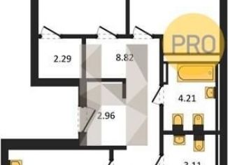 Продаю трехкомнатную квартиру, 83.3 м2, Новосибирск, Калининский район