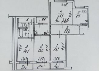 Продажа четырехкомнатной квартиры, 84.2 м2, Москва, Кантемировская улица, 29к2, метро Кантемировская