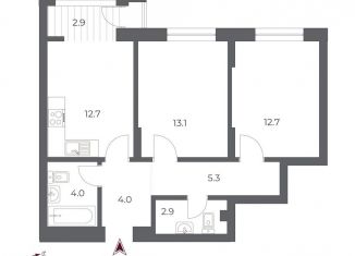 Продаю 2-комнатную квартиру, 56.2 м2, Новосибирск, метро Сибирская