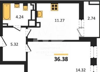 Продаю 1-ком. квартиру, 36.4 м2, Калининградская область, Батальная улица, 65Б