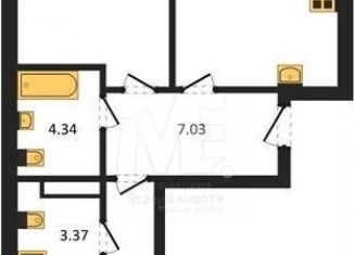 Продам 2-комнатную квартиру, 66.4 м2, Калининградская область