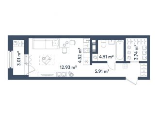 Продажа квартиры студии, 33.1 м2, Санкт-Петербург, Московский район