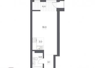 Продаю квартиру студию, 30.1 м2, Новосибирск, метро Заельцовская