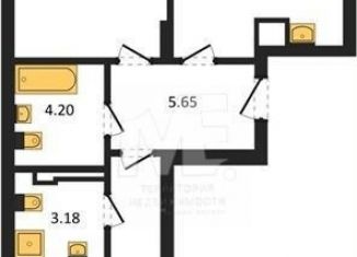 Продажа 2-комнатной квартиры, 63 м2, Калининградская область, Батальная улица, 65Б