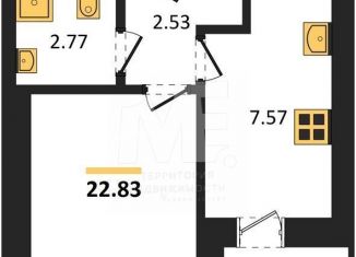 Однокомнатная квартира на продажу, 22.8 м2, Калининградская область, улица Гептнера, 17