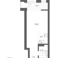 Продается квартира студия, 30.3 м2, Новосибирск, метро Сибирская