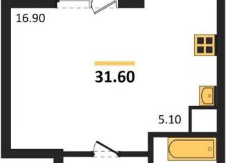 Продажа квартиры студии, 31.6 м2, Новосибирск