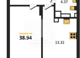 Продажа однокомнатной квартиры, 38.9 м2, Калининградская область, Батальная улица, 65Б