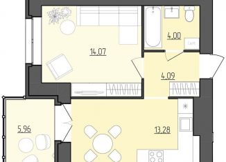 Продается 1-комнатная квартира, 38.4 м2, Ярославль, улица Лескова, 19, Фрунзенский район