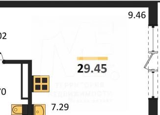 Продаю квартиру студию, 29.5 м2, Светлогорск, улица Нахимова