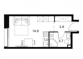 Продам квартиру студию, 23.1 м2, Москва, Сигнальный проезд, 12, СВАО