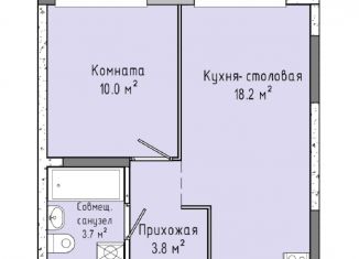 Продажа 1-комнатной квартиры, 35.7 м2, Ижевск, ЖК Скандинавия, улица Ленина, 91/1