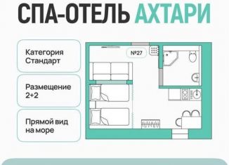 Продается квартира студия, 23 м2, Приморско-Ахтарск, улица Ленина, 2