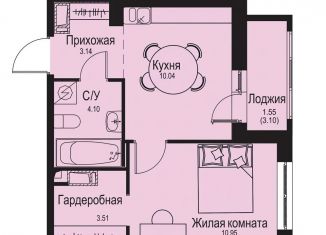 Продается 1-комнатная квартира, 33.3 м2, деревня Новосергиевка