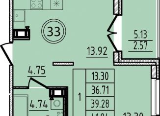 Продается квартира студия, 29.8 м2, посёлок Шушары