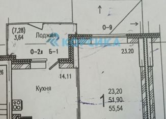 Продается однокомнатная квартира, 51 м2, Набережные Челны, улица Назыма Якупова, 14