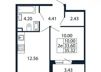 Продажа 1-ком. квартиры, 37 м2, Санкт-Петербург, муниципальный округ Юнтолово, Арцеуловская аллея, 9