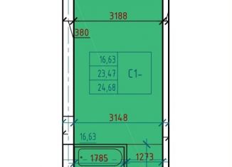 Квартира на продажу студия, 30 м2, Хабаровск, Алексеевская улица, 64