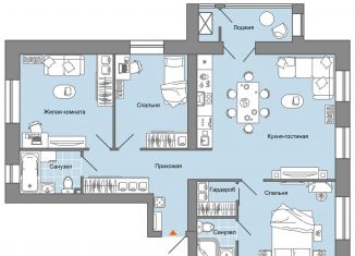 Продаю четырехкомнатную квартиру, 91 м2, Киров, улица Дмитрия Козулева, 9