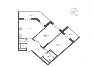 Продам 3-ком. квартиру, 72.2 м2, Москва, Хорошёвское шоссе, 25Ак2, ЖК Династия