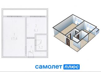 Продам 1-ком. квартиру, 33.4 м2, Кемеровская область, бульвар Строителей, 5