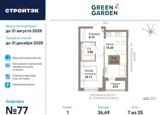 Продажа 1-комнатной квартиры, 36.7 м2, Свердловская область, улица 8 Марта, 204